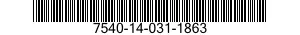 7540-14-031-1863  7540140311863 140311863