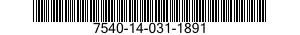 7540-14-031-1891  7540140311891 140311891