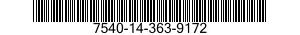 7540-14-363-9172  7540143639172 143639172