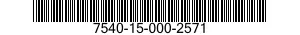 7540-15-000-2571 FORM,PRINTED 7540150002571 150002571