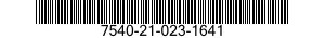 7540-21-023-1641 FORM,PRINTED 7540210231641 210231641