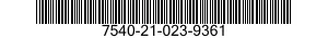 7540-21-023-9361  7540210239361 210239361