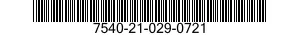 7540-21-029-0721  7540210290721 210290721