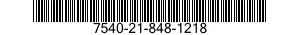 7540-21-848-1218  7540218481218 218481218