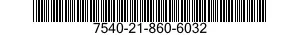 7540-21-860-6032  7540218606032 218606032