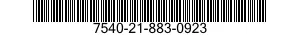 7540-21-883-0923  7540218830923 218830923