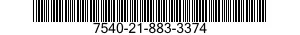 7540-21-883-3374 FORM,PRINTED 7540218833374 218833374