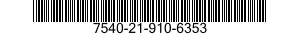 7540-21-910-6353  7540219106353 219106353