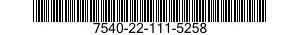 7540-22-111-5258  7540221115258 221115258