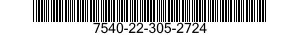 7540-22-305-2724  7540223052724 223052724