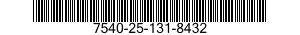 7540-25-131-8432 MELDING OM MONTASJE 7540251318432 251318432