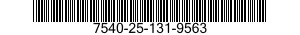 7540-25-131-9563  7540251319563 251319563