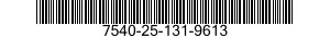 7540-25-131-9613  7540251319613 251319613