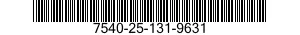 7540-25-131-9631  7540251319631 251319631