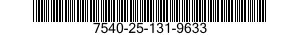 7540-25-131-9633  7540251319633 251319633