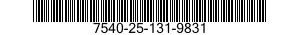 7540-25-131-9831 JOURNAL DET OFFENTL 7540251319831 251319831