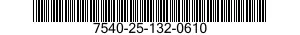 7540-25-132-0610  7540251320610 251320610