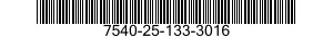 7540-25-133-3016  7540251333016 251333016