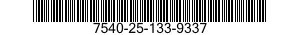 7540-25-133-9337 FORM,PRINTED 7540251339337 251339337