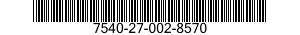 7540-27-002-8570 FORM,PRINTED 7540270028570 270028570