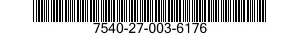 7540-27-003-6176 FORM,PRINTED 7540270036176 270036176