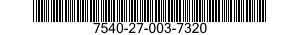 7540-27-003-7320 FORM,PRINTED 7540270037320 270037320