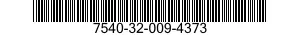 7540-32-009-4373 FORM,PRINTED 7540320094373 320094373