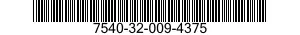 7540-32-009-4375 SCHEDULED SERVICING 7540320094375 320094375