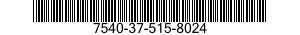 7540-37-515-8024 FORM 7540375158024 375158024