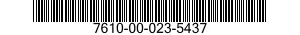 7610-00-023-5437  7610000235437 000235437