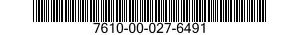 7610-00-027-6491  7610000276491 000276491