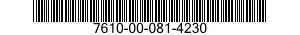 7610-00-081-4230  7610000814230 000814230