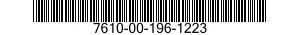 7610-00-196-1223 MANUAL,TECHNICAL 7610001961223 001961223