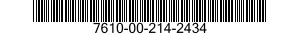 7610-00-214-2434  7610002142434 002142434