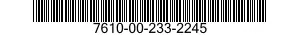7610-00-233-2245  7610002332245 002332245