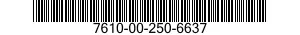 7610-00-250-6637  7610002506637 002506637