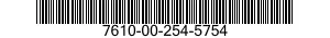 7610-00-254-5754  7610002545754 002545754