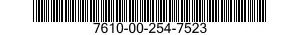 7610-00-254-7523  7610002547523 002547523