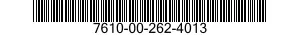 7610-00-262-4013  7610002624013 002624013