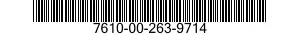 7610-00-263-9714 BOOK 7610002639714 002639714