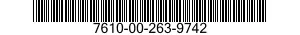7610-00-263-9742  7610002639742 002639742