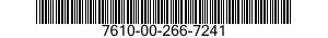 7610-00-266-7241  7610002667241 002667241