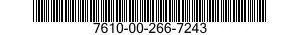 7610-00-266-7243  7610002667243 002667243