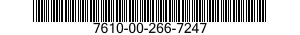 7610-00-266-7247  7610002667247 002667247