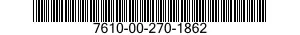 7610-00-270-1862  7610002701862 002701862