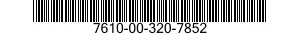 7610-00-320-7852 PARTS LIST 7610003207852 003207852