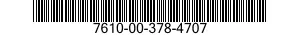 7610-00-378-4707  7610003784707 003784707