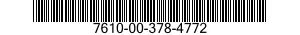7610-00-378-4772  7610003784772 003784772