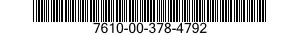 7610-00-378-4792  7610003784792 003784792