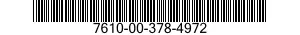 7610-00-378-4972  7610003784972 003784972